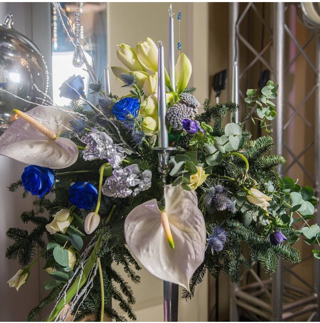 Потолочные воздушные шары на свадьбе в Дюссельдорфе