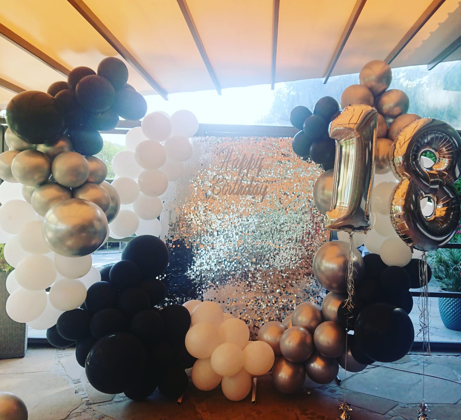 Пастельное украшение из воздушных шаров для baby shower